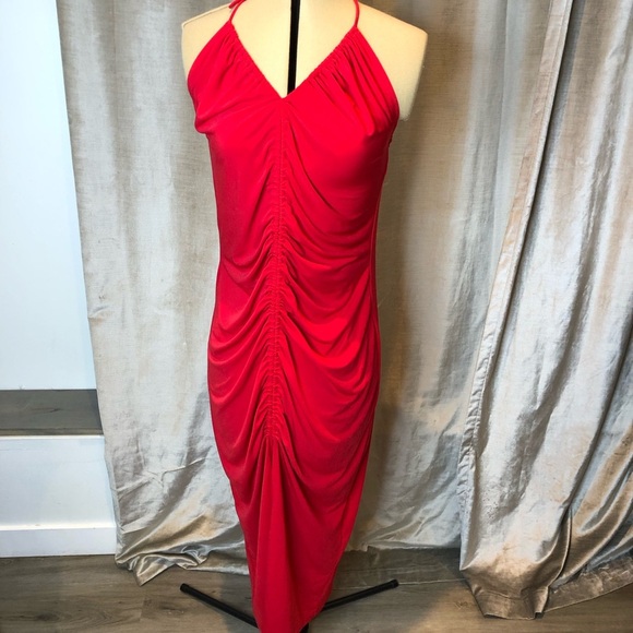 Zara Dresses & Skirts - Zara Red Midi dress women’s size M